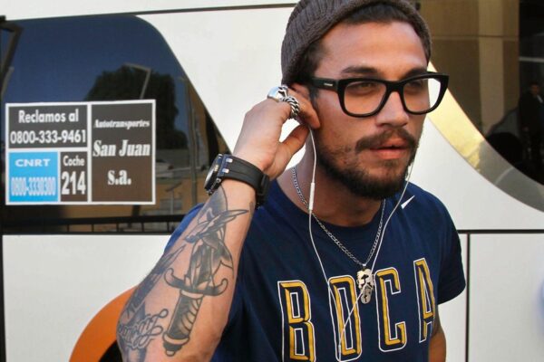 Daniel Osvaldo está internado por un derrame pleural. Fotografía Noticias Argentinas.