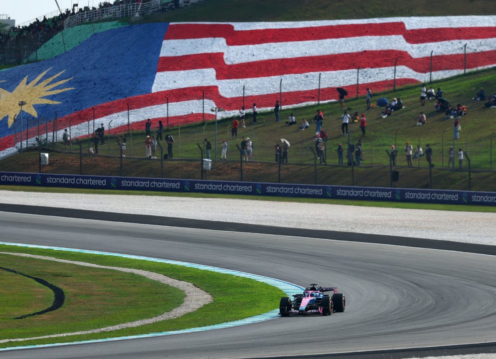 Colapinto irá por la remontada en Sepang. Foto: Agencia NA (@AlpineF1Team)