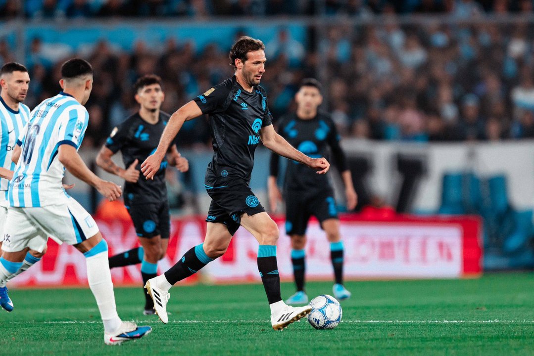 Franco “Mudo” Vázquez, destacado mediocampista de Belgrano y autor del segundo gol de la noche. Foto: Agencia NA (@Belgrano).