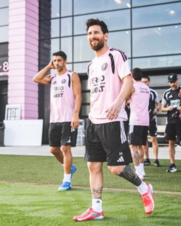 Lionel Messi volvio a los entrenamientos con Inter Miami Foto: Agencia NA (Inter Miami)
