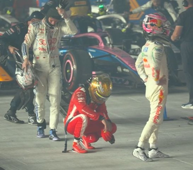 Lewis Hamilton tras el GP de Singapur. Foto: Agencia NA (redes)