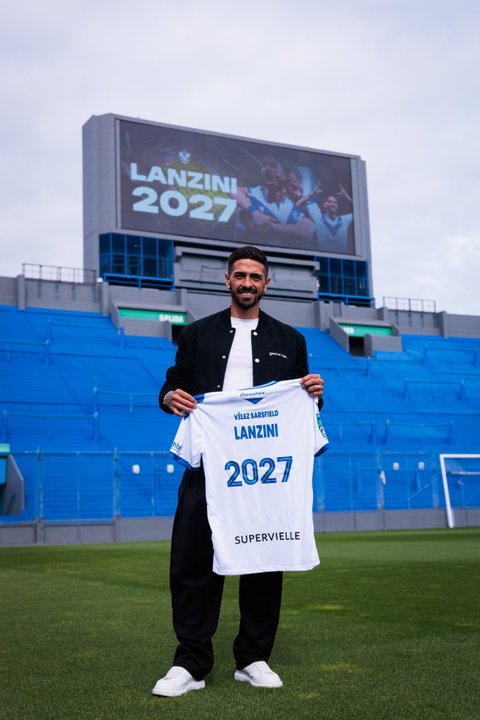 Manuel Lanzini renovó su contrato en Vélez. Foto: Agencia NA (@Velez).