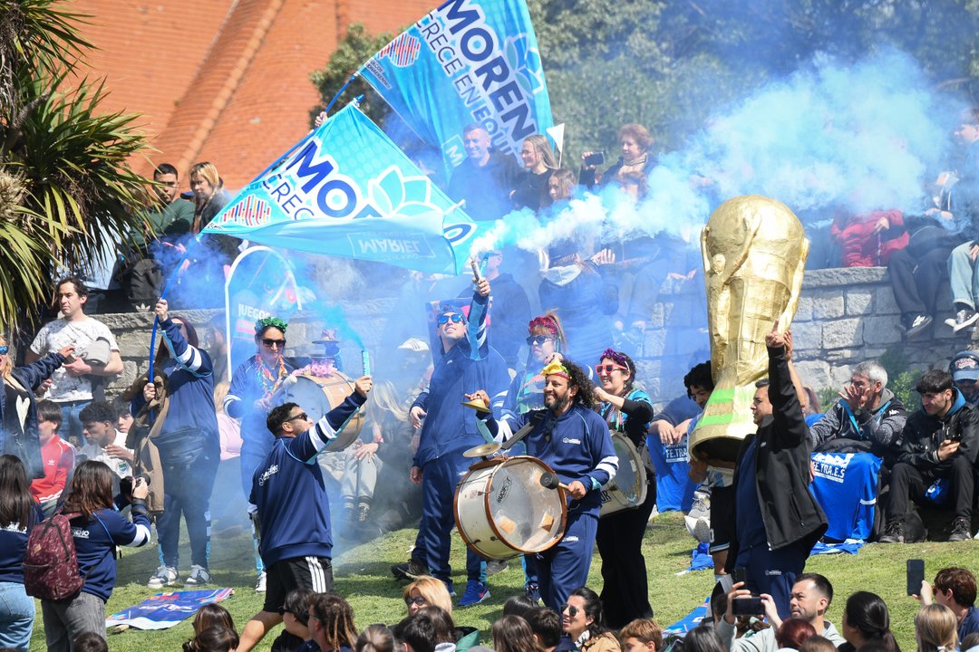 El municipio de Moreno en el acto de apertura. Foto: Agencia NA (Deportes PBA)