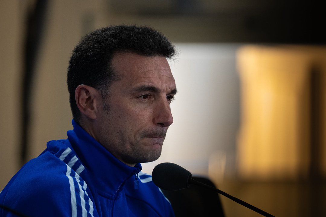 El director técnico de la Selección argentina. Foto: Xinhua
